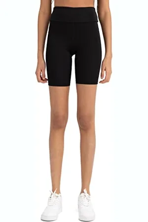 DeFacto Damen Z6741AZ Leggings, Black, XS