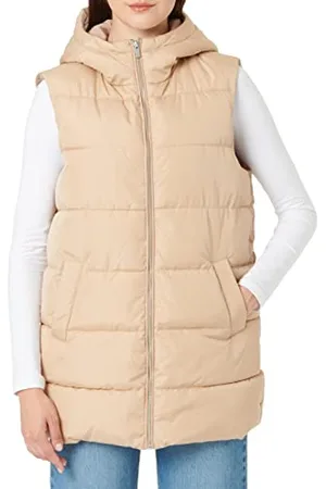 VILA Damen Vitate S/L Puffer Vest - Noos Weste, , 38 EU