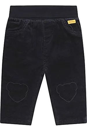 Steiff Baby-Mädchen Hose Freizeithose, Navy, 68