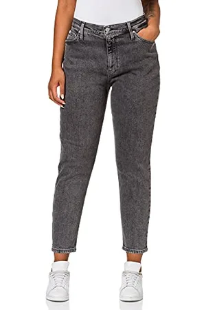 Calvin Klein Damen Mom Jeans Hose, , 25W Short