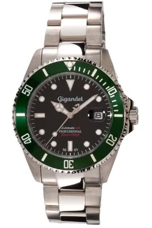 Gigandet Taucheruhr Herren Automatik Analog mit Edelstahlarmband Sea Ground G2-005