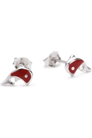 Pasionista Kinderohrstecker Delfine 925 Sterling Silber 603681