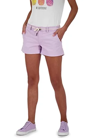 alife kickin ALIFE and Kickin JuleAK Shorts – Damen Stoff Shorts – Leichte Kurze Hose für Sommer & Freizeit – Bequem für Alltag & Urlaub XL
