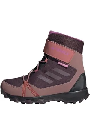 adidas Terrex Snow Hook-and-Loop Cold.RDY Winter Shoes Trailrunning-Schuhe, Shadow Maroon/Wonder Red/Pulse Lilac, 33 EU