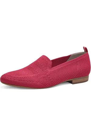 Jana Damen Slipper mit Strukturmuster Vegan, Rosa (Fuxia), 38 EU