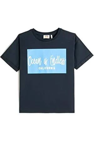 Koton Jungen Printed Short Sleeve Crew Neck Cotton T-Shirt, , 5-6 Jahre EU