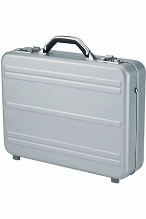 Alumaxx 45188 Laptop-Attachékoffer MERCATO, Aktenkoffer aus Voll-Aluminium, Zahlenschloss, Dokumentenkoffer Alu, Business Koffer für 17" Notebook, abnehmbarer Tragegurt, , 45,5 x 34 x 11 cm