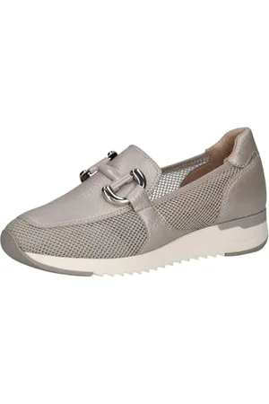 Caprice Damen Slipper mit Plateau Sportlich, Grau , 37 EU