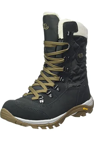 BRUTTING Damen Fenella Schneestiefel, anthrazit/beige, 42 EU