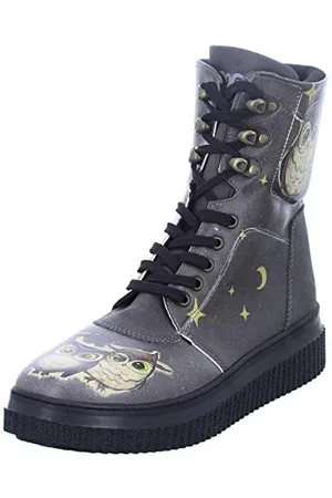 Dogo Vegane Damen Future Boots Stiefeletten - Owl Family 39