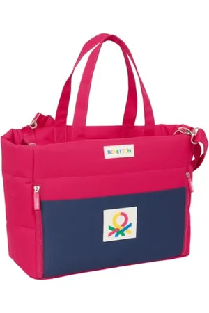 Safta BENETTON CHERRY Laptoptasche 35,6 cm (14,1 Zoll), mit Tasche, Rucksack, ideal für Kinder verschiedener Altersgruppen, bequem und vielseitig, Qualität und Widerstandsfähigkeit, 54 x 17 x 31 cm