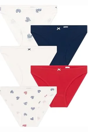 Petit Bateau Damen A0DKL Höschen, , M (5er Pack)