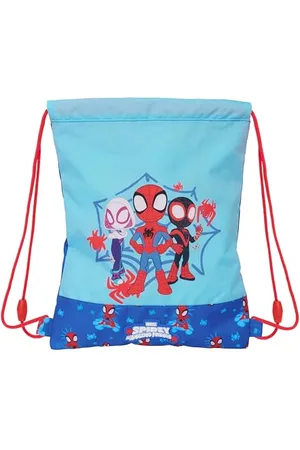 Safta Spidey Rucksack für Kinder, flach, ideal für Kinder verschiedener Altersgruppen, bequem und vielseitig, Qualität und Widerstandsfähigkeit, 26 x 34 cm, , , Estándar, Casual