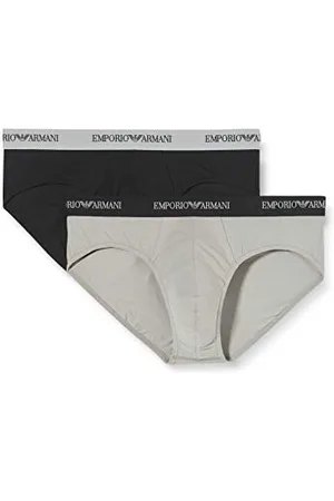 Emporio Armani Emporio Armani Herren Essential Core Logoband 2-pack Brief Slip, , XXL EU