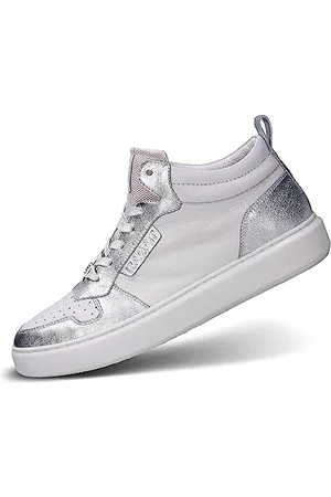 Bagatt TT. Damen D33-ADG34 Sneaker, Silber/Weiß, 40 EU