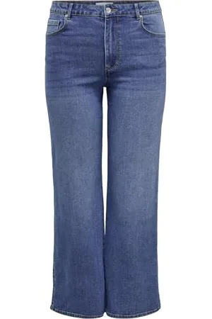ONLY Damen Carsnow Hw Wide DNM Jeans PIM MBD Noos, , 48W / 34L EU