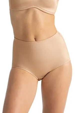 Dorina SUBLIME SCULPT Damen Mid-Waist Slip, Mittlere Kontrolle Shapewear, Power-Mesh-Futter, Glänzender Mikrofaser-Stoff