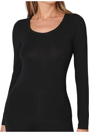 Schiesser Damen Langarm Unterhemd-Personal Fit Wander-Shirt, , 3XL