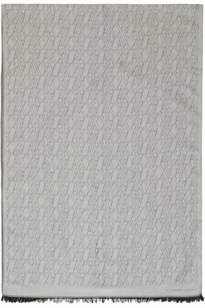 Armani Exchange The Notorius Frank, All Over Logo Scarf, , One Size