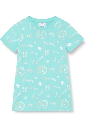 Champion Baby-Mädchen Legacy Icons Td-Allover Graphics S/S Lässiges Kleid, , 98