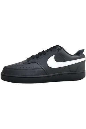 Nike Herren Court Vision Lo Sneaker, Black/White-Black, 42.5 EU