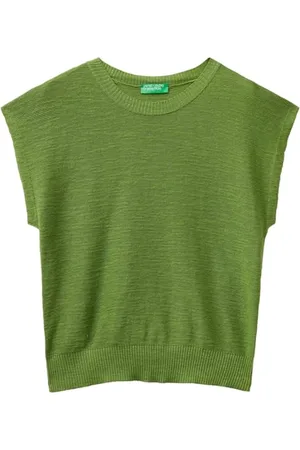 Benetton Damen Trikot G/C S/M 105gd109z T-Shirt, , XXS