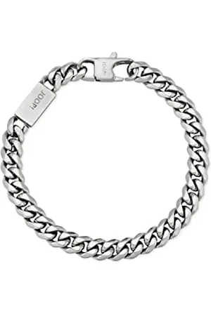 JOOP! Armband Edelstahl Herren Armschmuck, 21 cm, Silber, Kommt in Schmuck Geschenk Box, 2026989