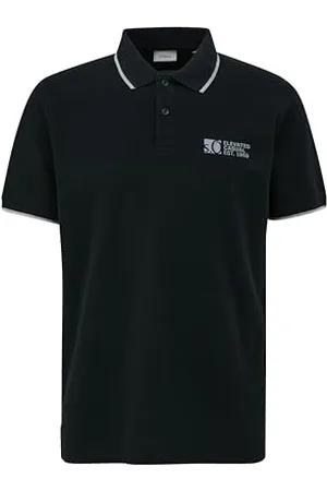 QS by s.Oliver Poloshirt mit Logo Print