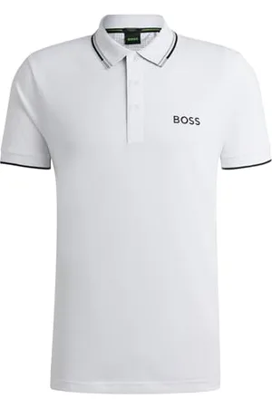 HUGO BOSS Herren Paddy Pro Poloshirt, Weiß, M EU