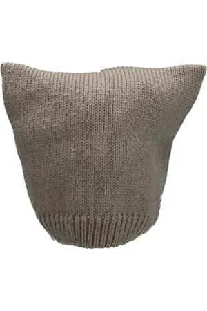 Sterntaler Baby Mädchen Strickmütze Baby Strickmütze Katzenöhrchen Mütze meliert - Baby Strickmütze - mit Katzenöhrchen - hellgrau, 53