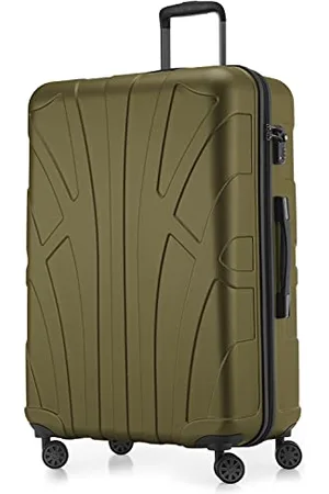 SUITLINE Großer Hartschalen-Koffer Koffer Trolley Rollkoffer XL Reisekoffer, TSA, 76 cm, ca. 96-110 Liter, 100% ABS Matt