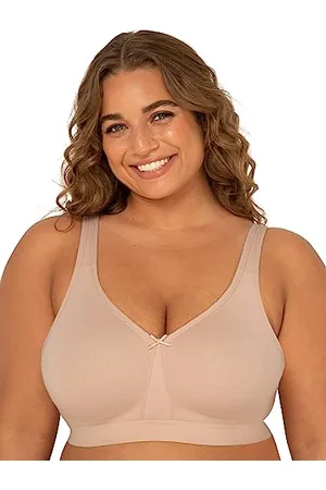 Fruit Of The Loom Damen Plus Size Wireless Cotton Bra BH mit voller Abdeckung, Undurchsichtige, , 85G