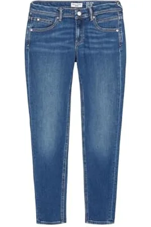 Marc O’ Polo Marc OߴPolo Denim Damen Jeanshose mit Stretch-Anteil Slim Fit, Blau (Multi/Fresh Dark Blue), W30/L32