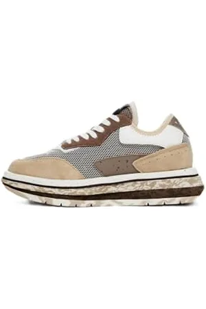 Desigual Damen Shoes 4 Woman Fabric Sneakers Running Sneaker, Brown, 39 EU