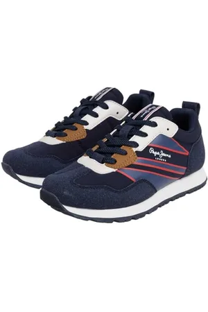 Pepe Jeans Foster Cross B Sneaker, Blau/Marineblau, 43 EU