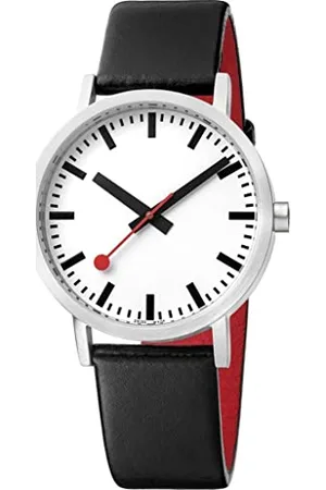 Mondaine Unisex Analog Quarz Uhr mit Leder Armband MSE40610LB