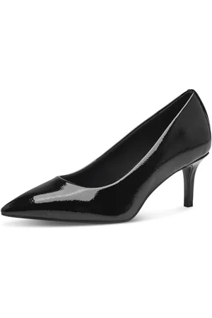 QS by s.Oliver Damen Pumps Spitz mit Stilettoabsatz, Schwarz , 36