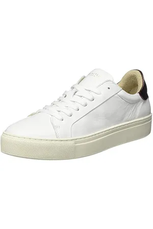 SELECTED SELECTED Damen SLFDONNA NEW CONTRAST TRAINER B Sneaker, Rot (Winetasting), 41 EU