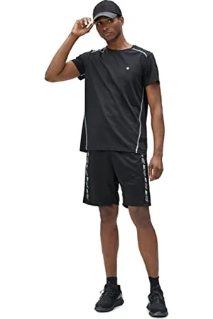 Koton Men Sport Shorts Drawstring Slogan Printed Pocket Detailed