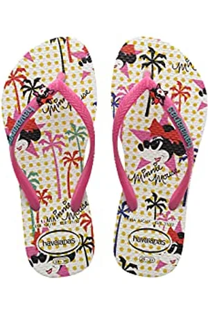 Havaianas Mädchen Disney Cool Flipflop,Weiß / Rosa Fluss,27/28 EU