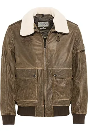 Camel Active Herren 431040/8L15 Leather Blouson, , 54
