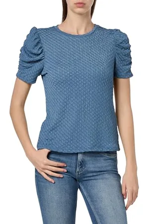 VILA Vianine S/S Puff Sleeve Top - Noos