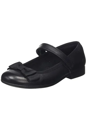 Clarks Mädchen Scala Tap K Uniform-Schuh, Black