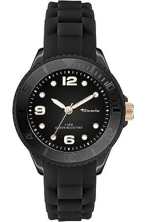 Tamaris Für Damen Analog Quarz Uhr mit Silikon Armband TT-0123-PQ