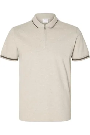 SELECTED Male Polo Shirt Reißverschluss