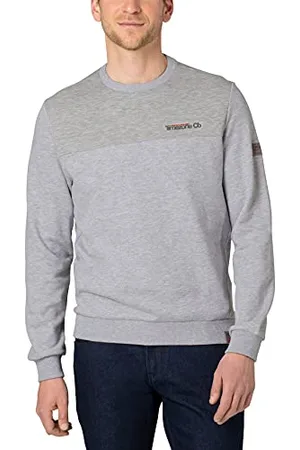 Timezone Herren Hi-Tech Crewneck Sweatshirt, , S