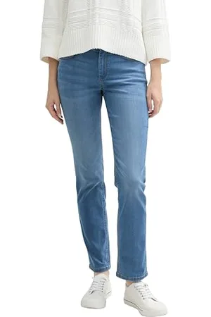 TOM TAILOR Damen Kate Straight Fit Jeans, , 36/30