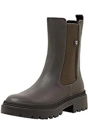 ESPRIT Modische Damen Stiefelette, 020/DARK Grey, 39 EU