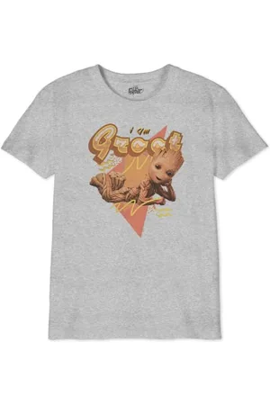 Marvel Jungen Boiamgmts009 T-Shirt, Grau meliert, 6 Jahre