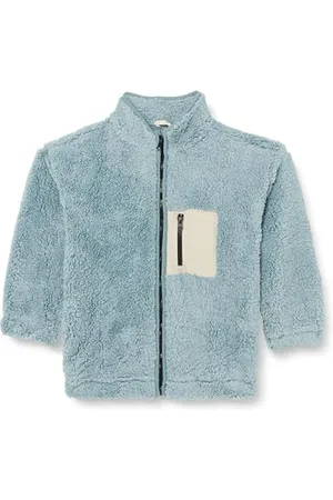 Koton Boys Shearling Sweatshirt Zipper High Neck Pocket Detail